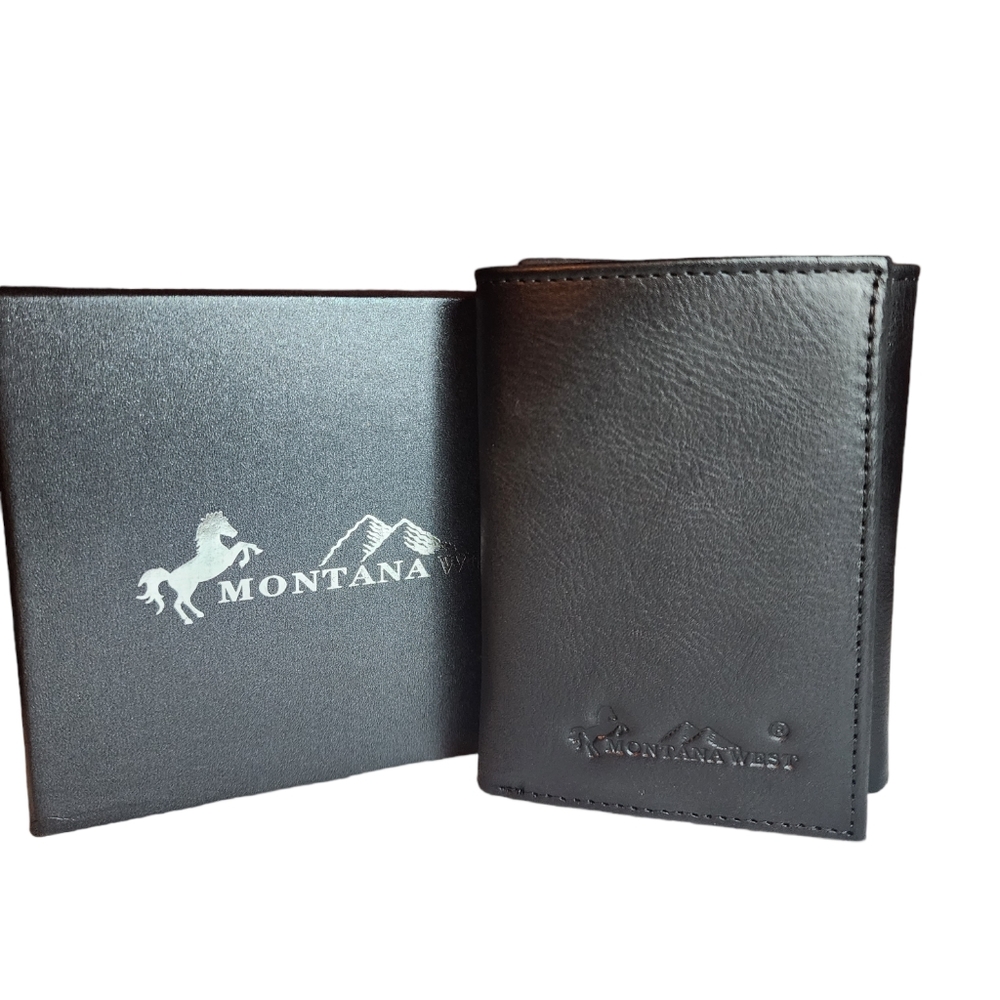 Montana West RFID tri-fold men's wallet
